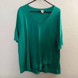 Chico's XXL Green Shirt